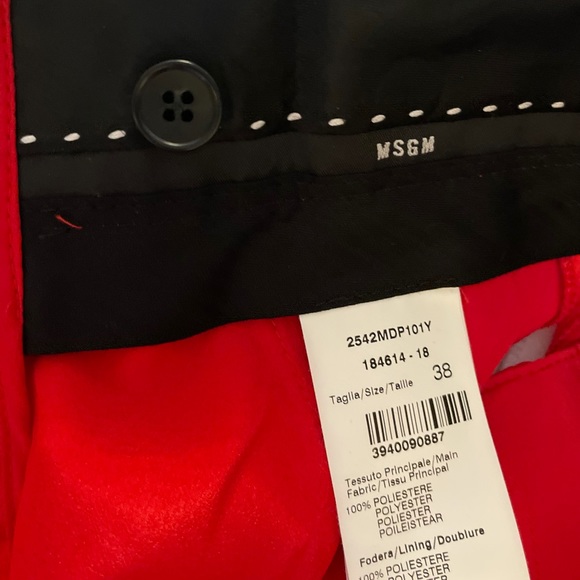 MSGM evening straight-leg pants NWOT - Picture 8 of 13